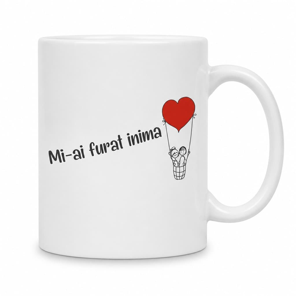 Cană amuzantă Mi-ai furat inima