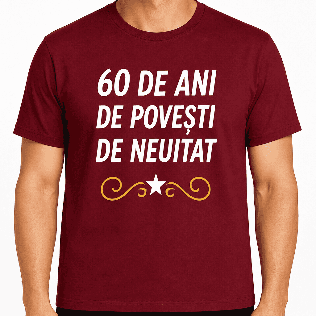 Tricou pentru 60 de ani – 60 de ani de povești de neuitat