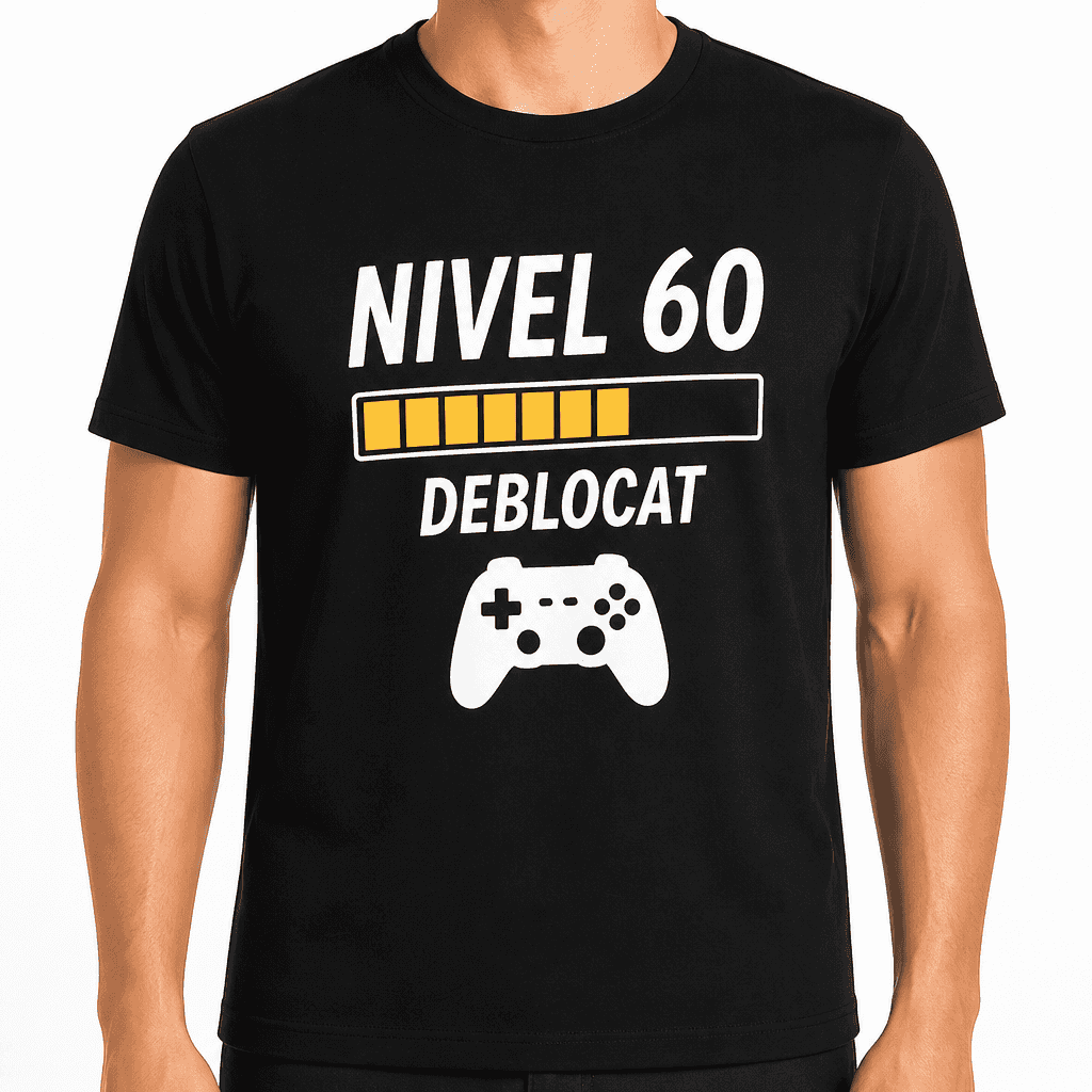 Tricou pentru 60 de ani – Nivel 60 deblocat