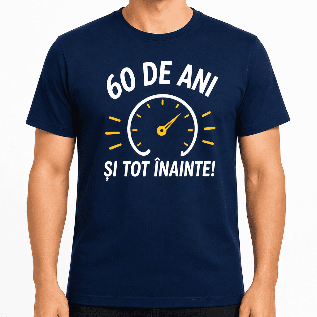 Tricou pentru 60 de ani – 60 de ani și tot înainte!