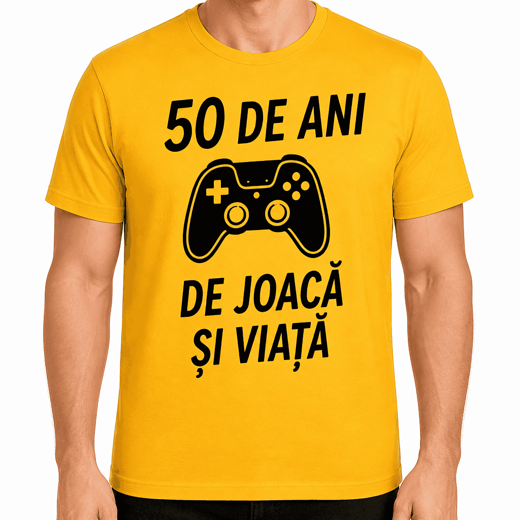 Tricou pentru 50 de ani – 50 de ani de joacă și viață