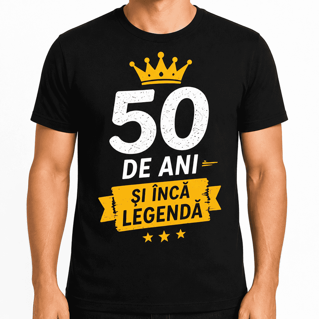 Tricou pentru 50 de ani – 50 de ani și încă legendă