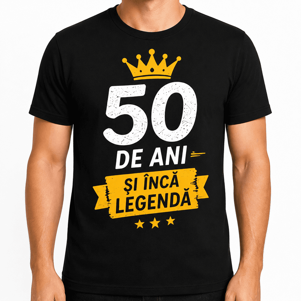 Tricou pentru 50 de ani – 50 de ani și încă legendă