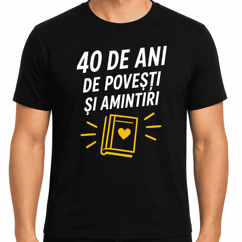 Tricou pentru 40 de ani – 40 de ani de povești și amintiri