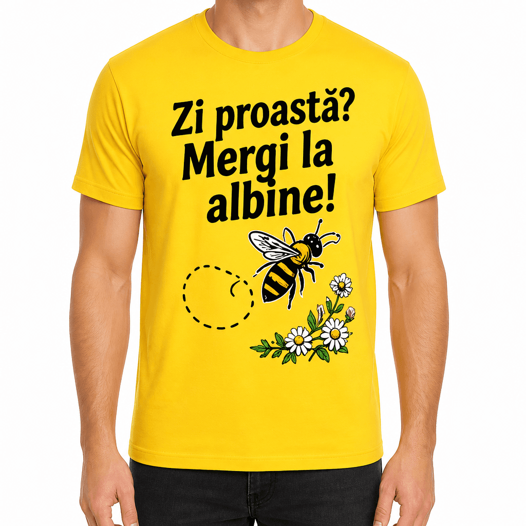 Tricou apicultor – Zi proastă? Mergi la albine!
