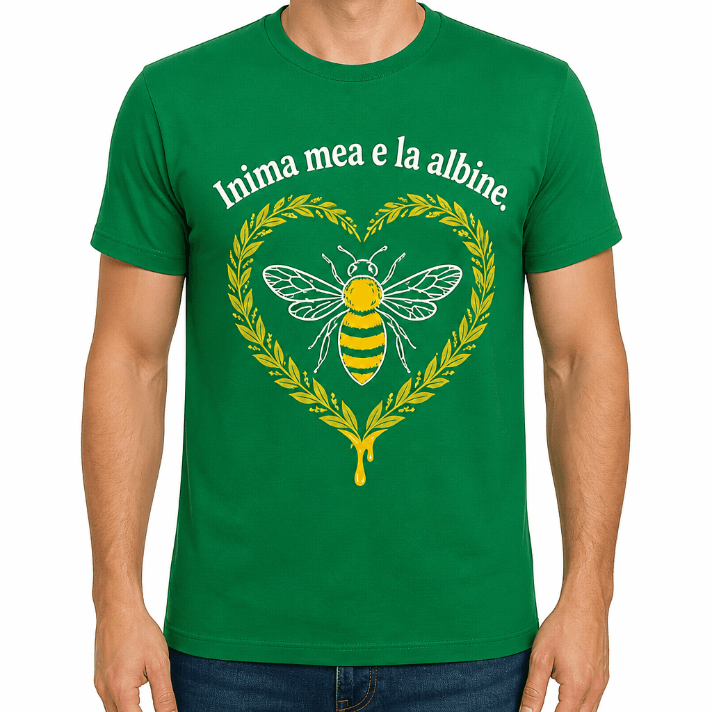 Tricou apicultor – Inima mea e la albine.