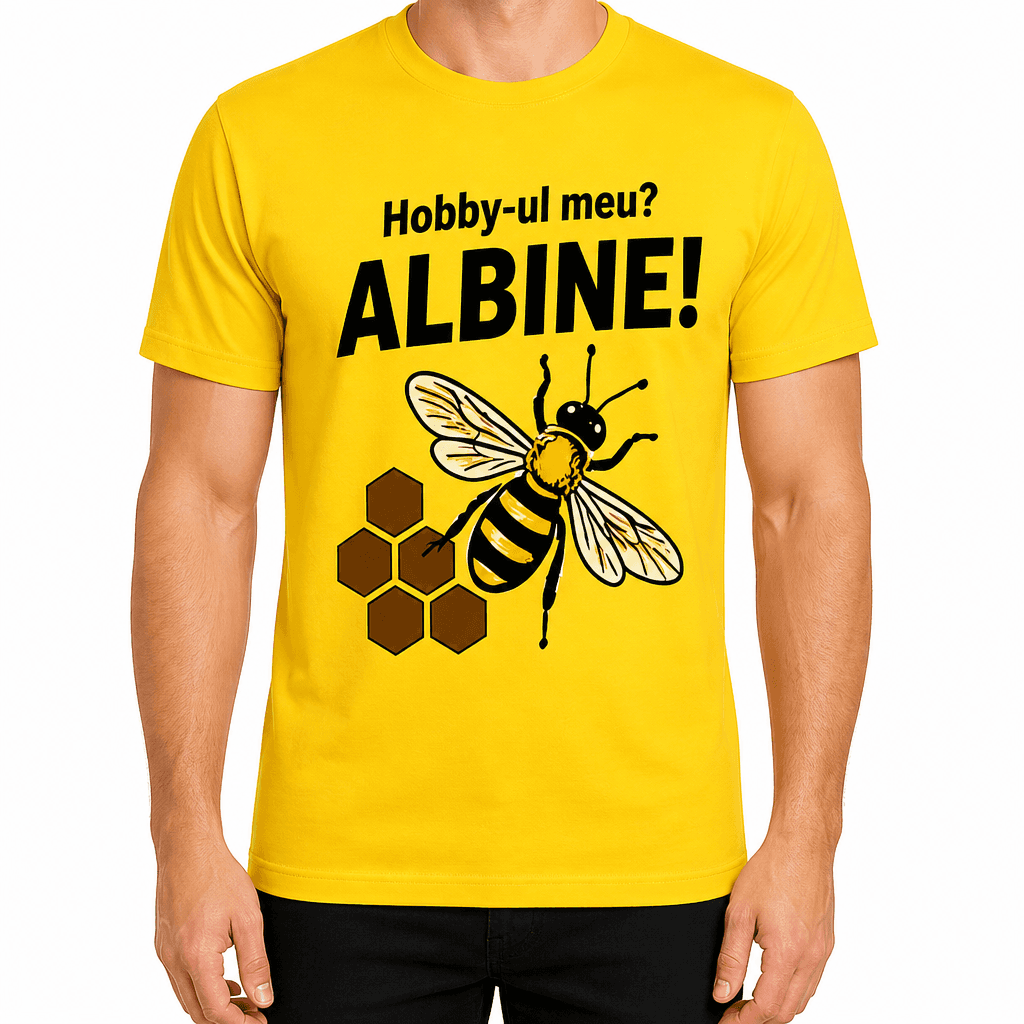 Tricou apicultor – Hobby-ul meu? Albine!