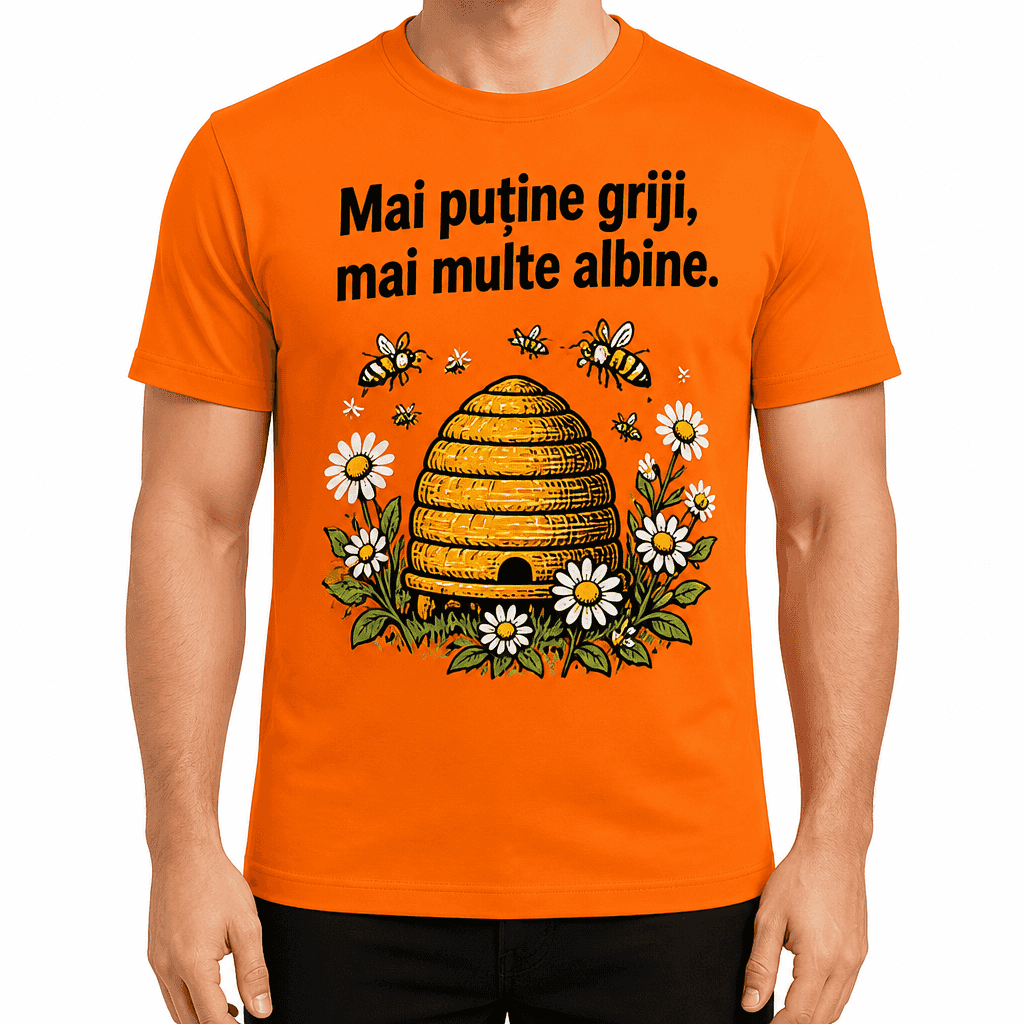 Tricou apicultor – Mai puține griji, mai multe albine.