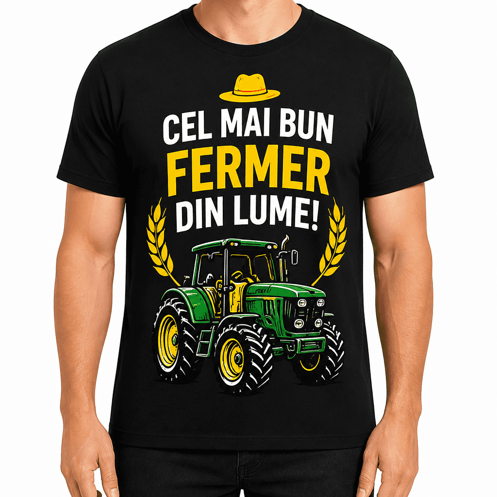 Tricou fermier – CEL MAI BUN FERMER DIN LUME!