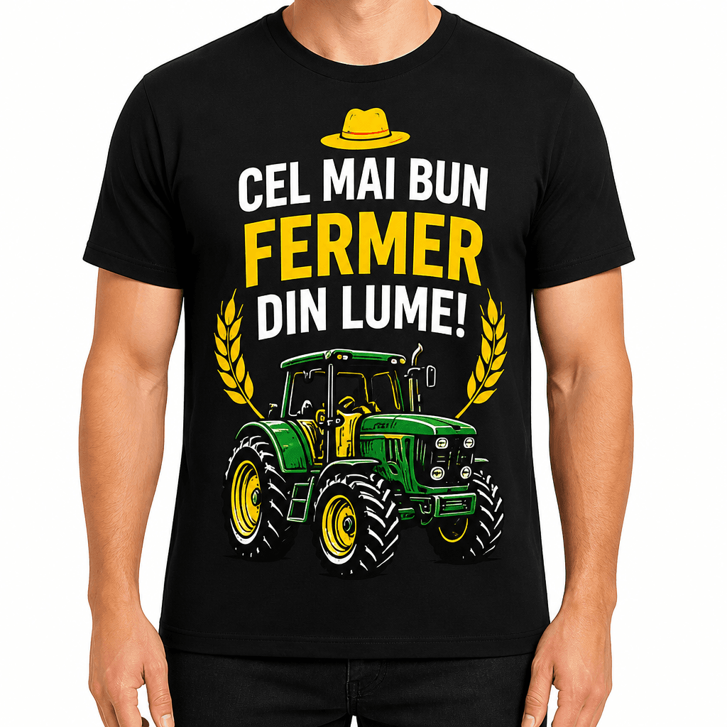 Tricou fermier – CEL MAI BUN FERMER DIN LUME!