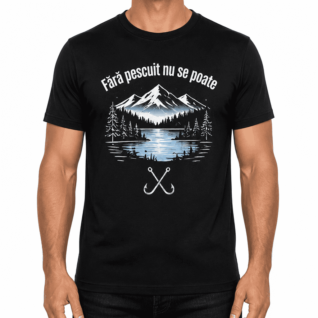 Tricou pescar – Fără pescuit nu se poate