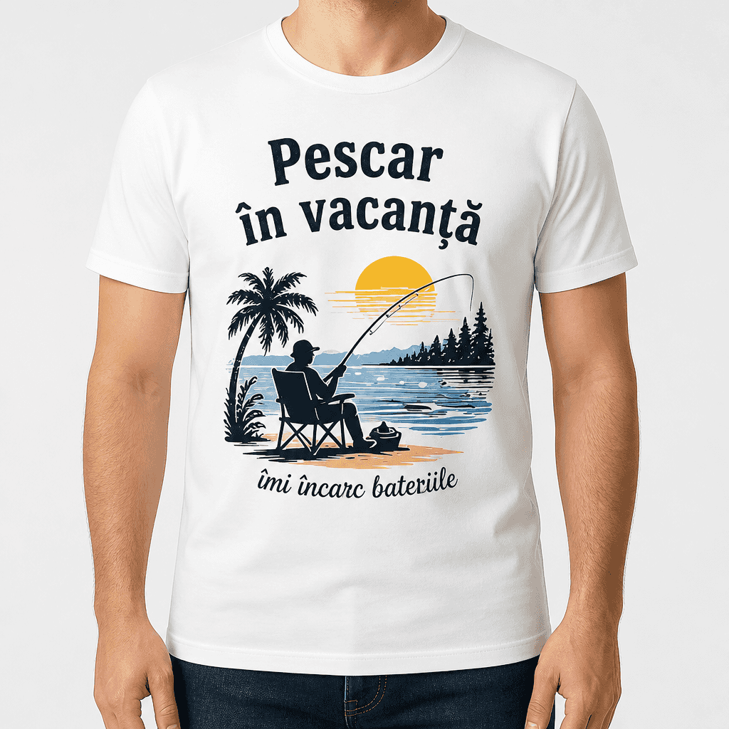 Tricou pescar – Pescar în vacanță
