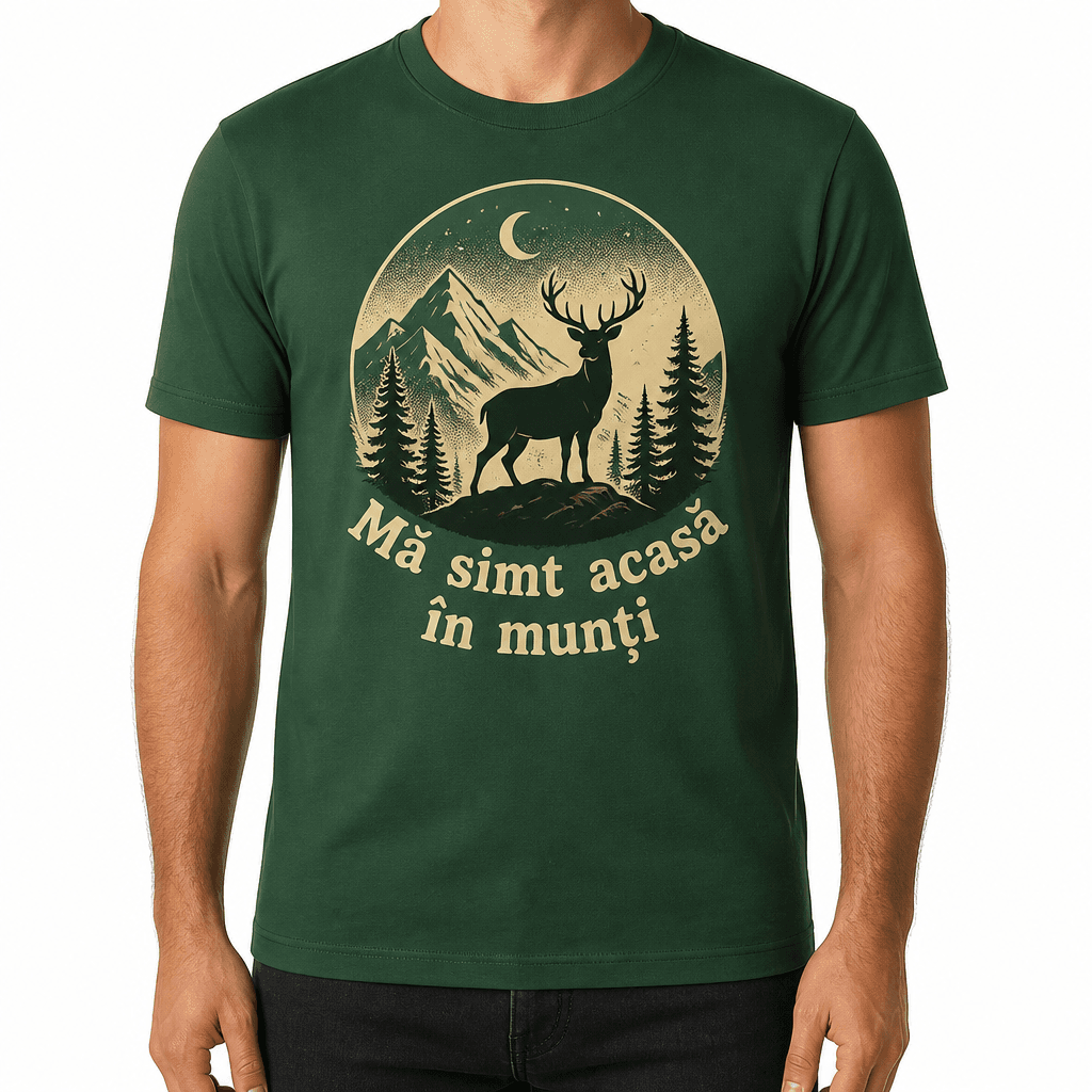 Tricou de vânător – Mă simt acasă în munți