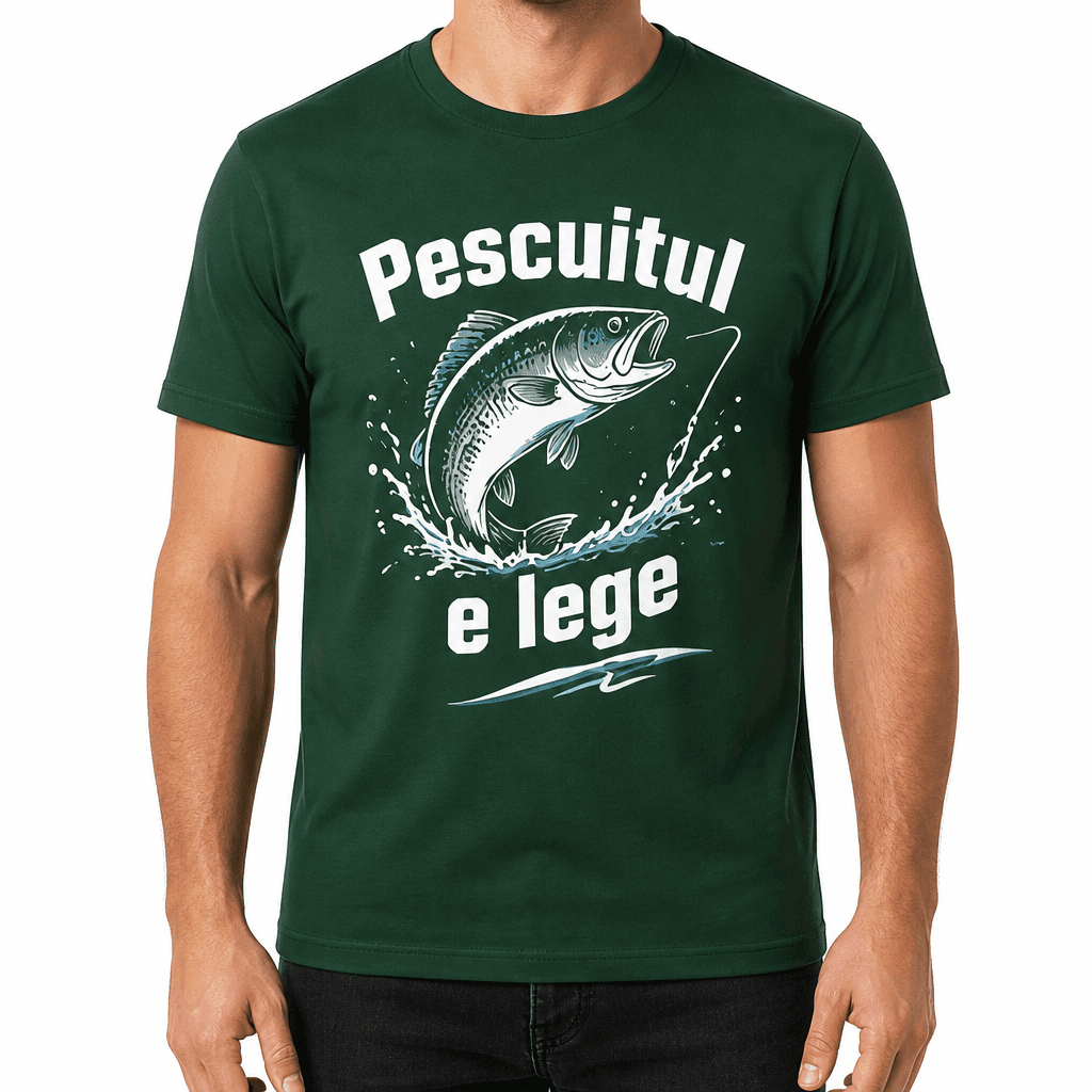 Tricou pescar – Pescuitul e lege