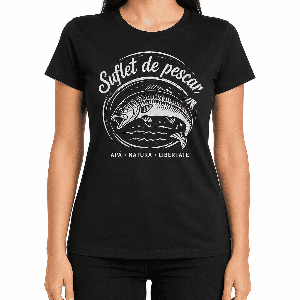Tricou pescar – Suflet de pescar