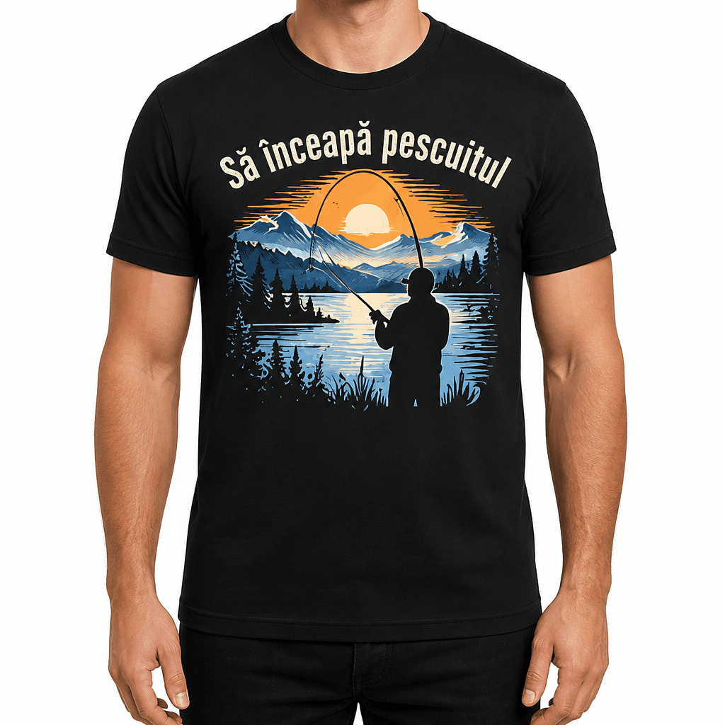 Tricou pescar – Să înceapă pescuitul