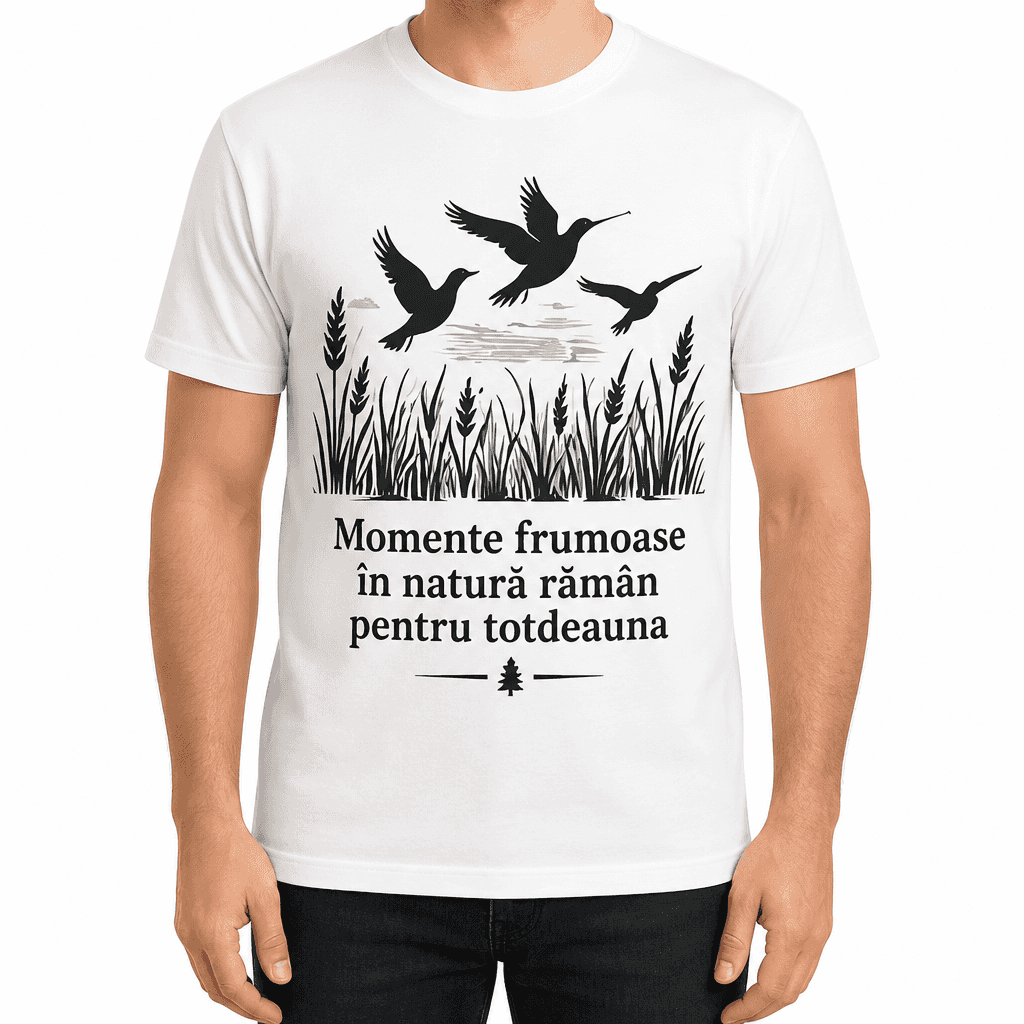 Tricou de vânător – Momente frumoase în natură rămân pentru totdeauna
