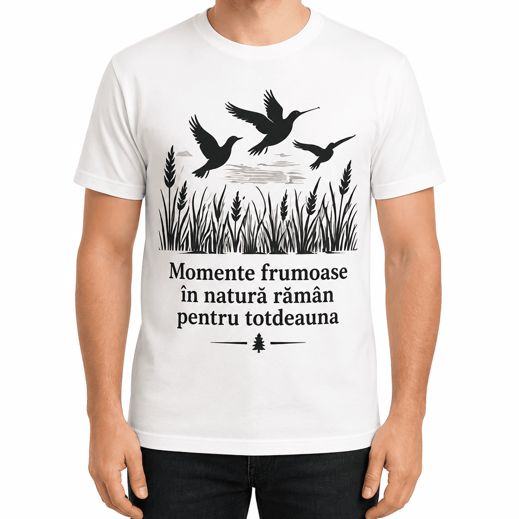 Tricou de vânător – Momente frumoase în natură rămân pentru totdeauna