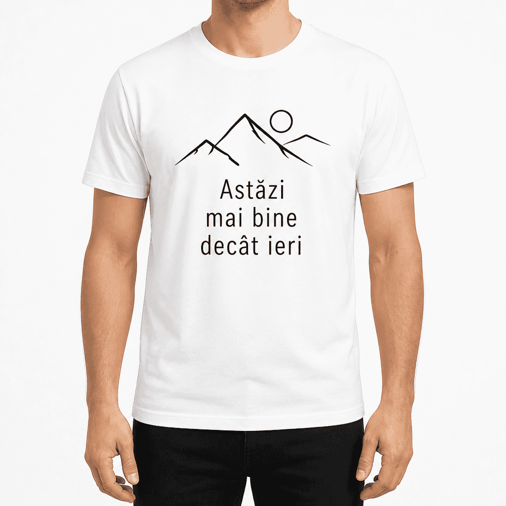 Tricou pentru coleg – Astăzi mai bine decât ieri