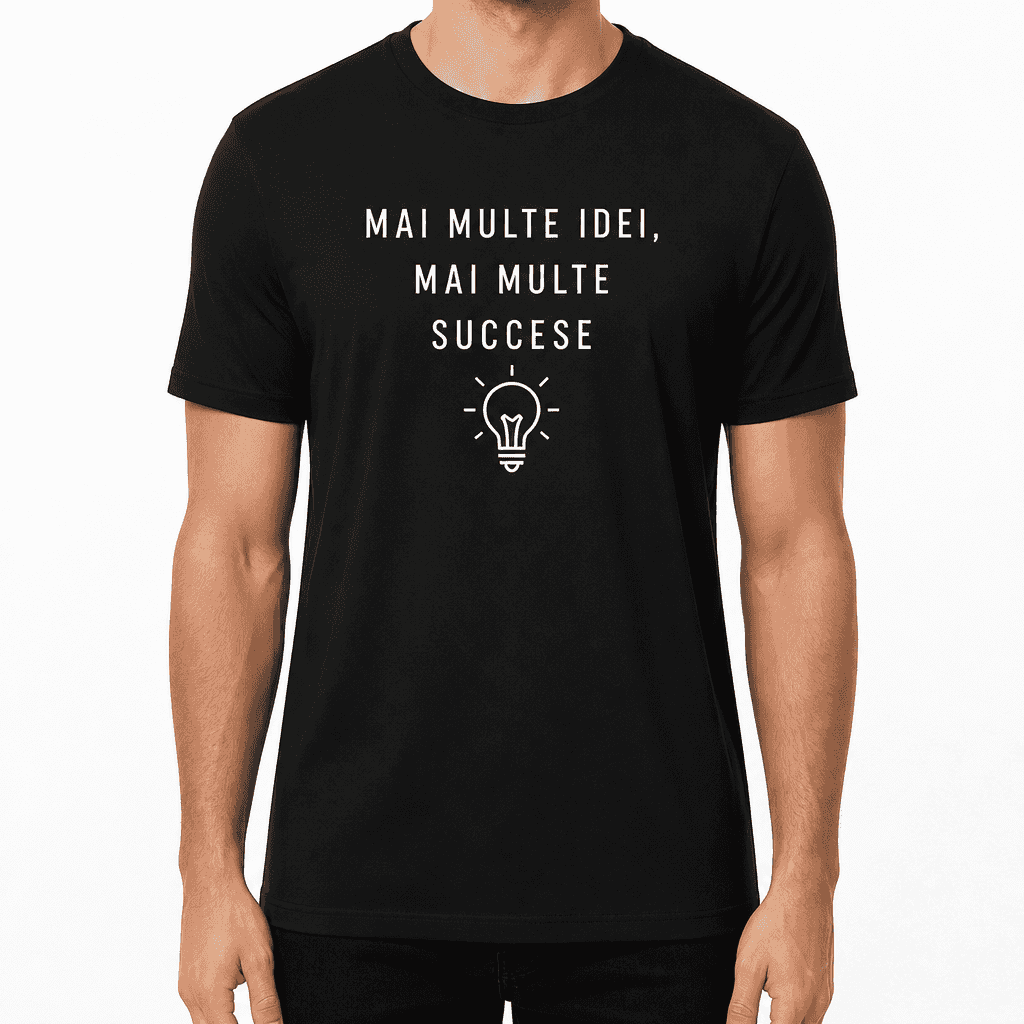 Tricou pentru coleg – Mai multe idei, mai multe succese