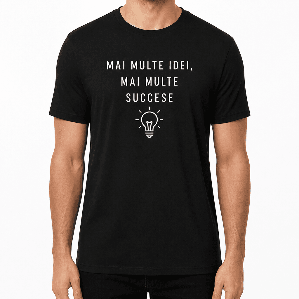 Tricou pentru coleg – Mai multe idei, mai multe succese