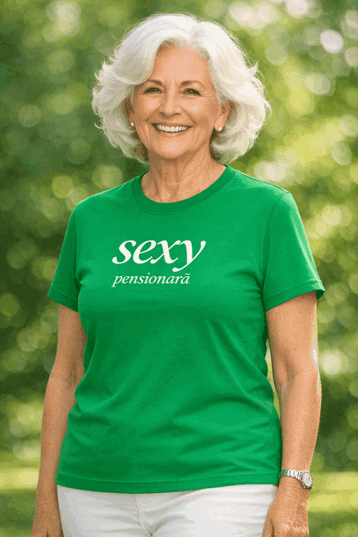 Tricou amuzant SEXY pensionară