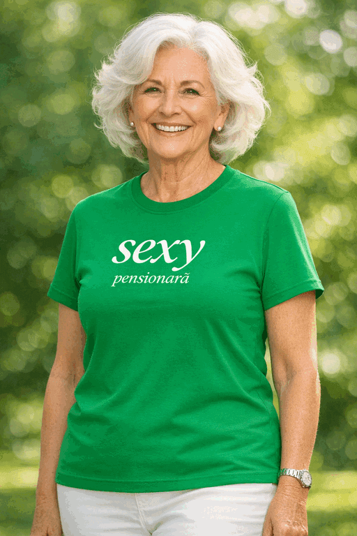 Tricou amuzant SEXY pensionară