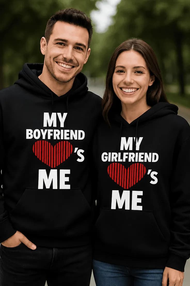 Bluză amuzantă Dragoste de cuplu – MY BOYFRIEND