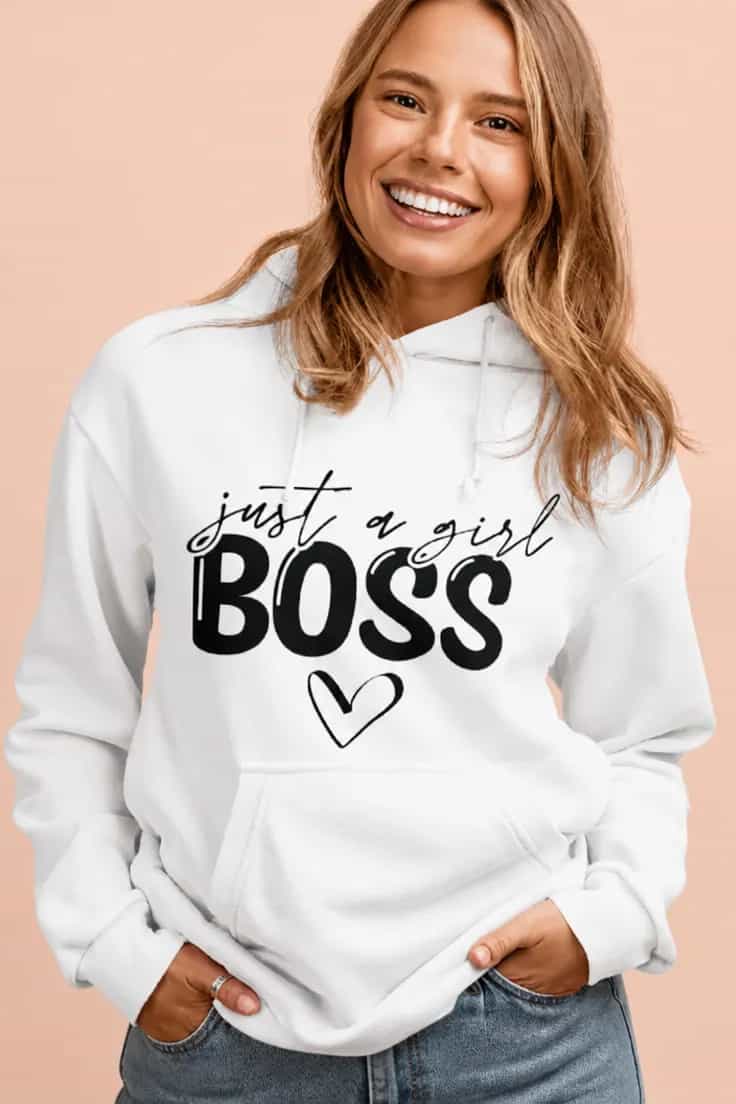 Bluză amuzantă Just a girl boss – just a girl BOSS