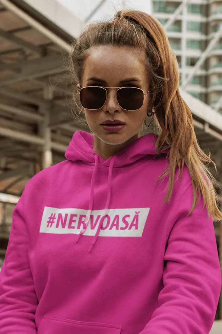 Bluză amuzantă Nervoasă #NERVOASĂ