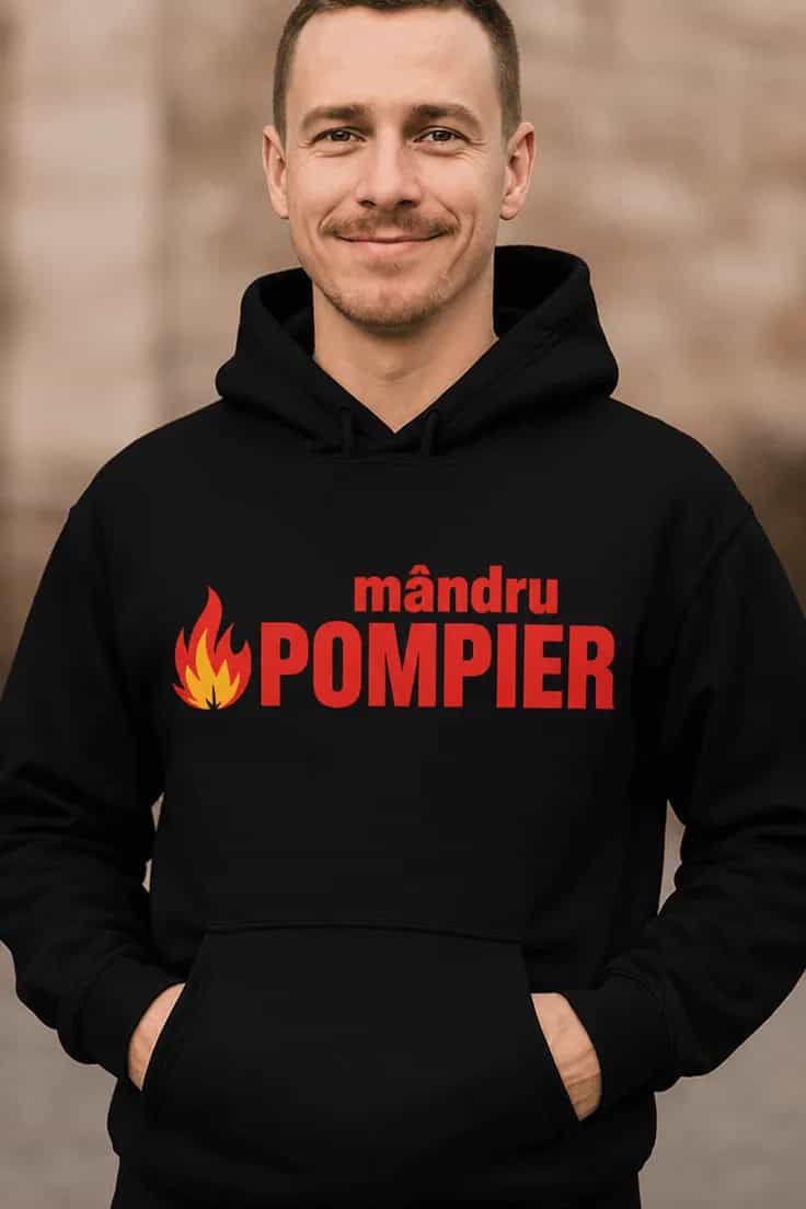 Bluză amuzantă Pompier mândru – mândru POMPIER