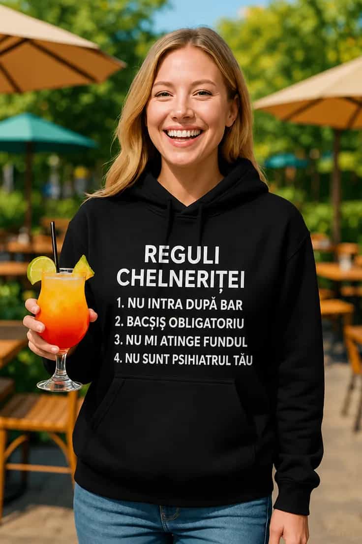 Bluză amuzantă Reguli de servire - REGULI