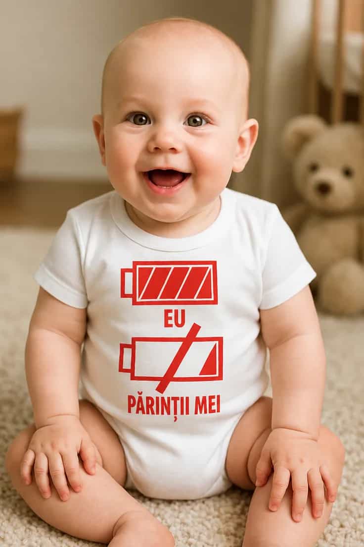Body bebeluș Baterie – EU PĂRINȚII MEI