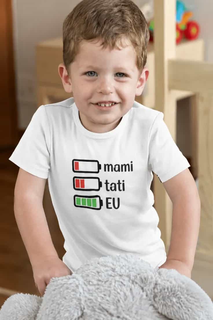 Body bebeluș Baterie goală mami tati eu