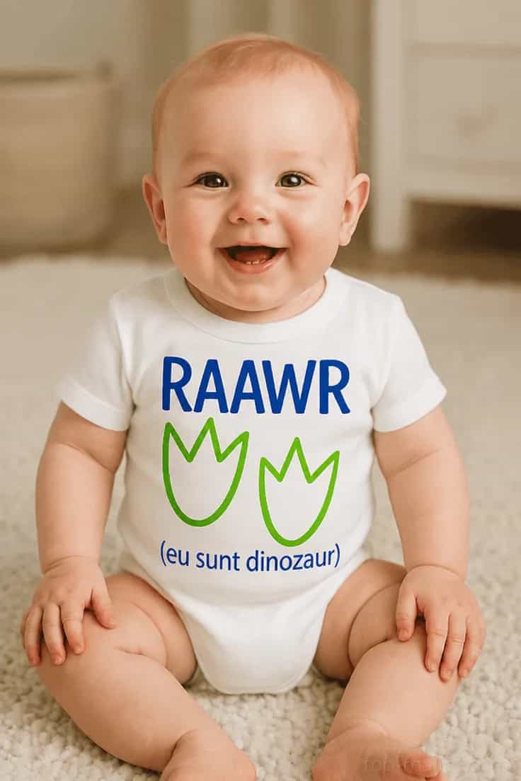 Body bebeluș Dinozaur simpatic – RAAWR