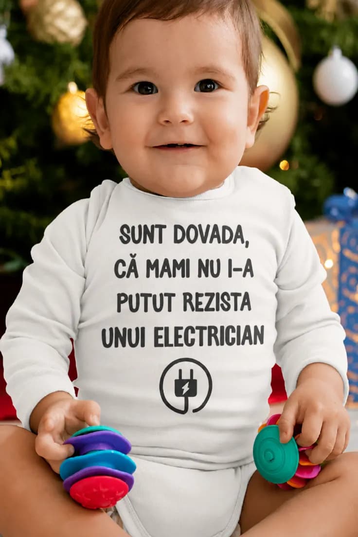 Body bebeluș Dovada cu meserie personalizată