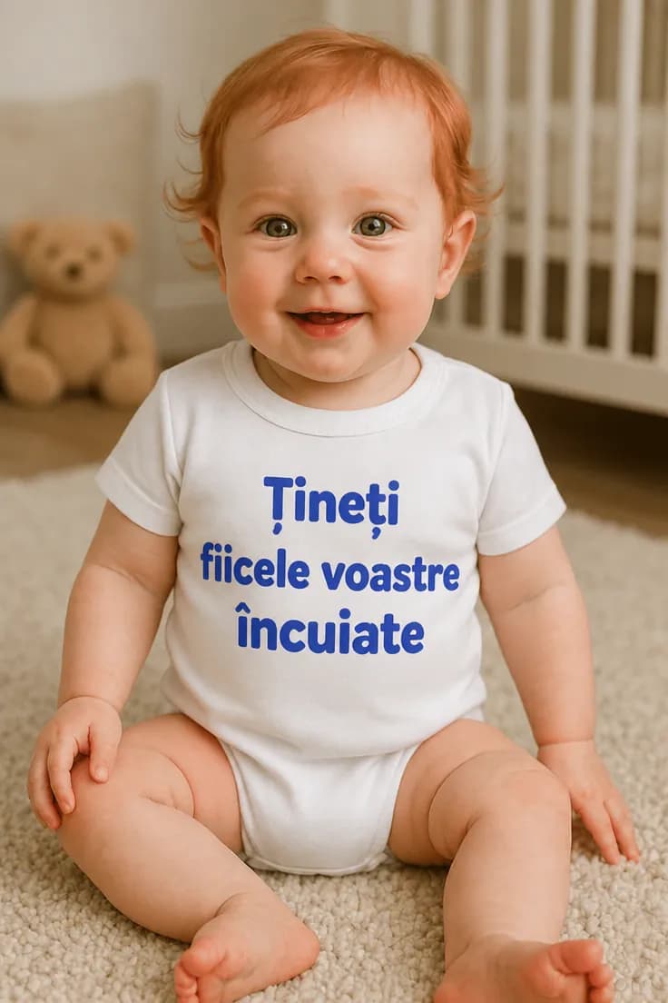 Body bebeluș Țineți fiicele încuiate
