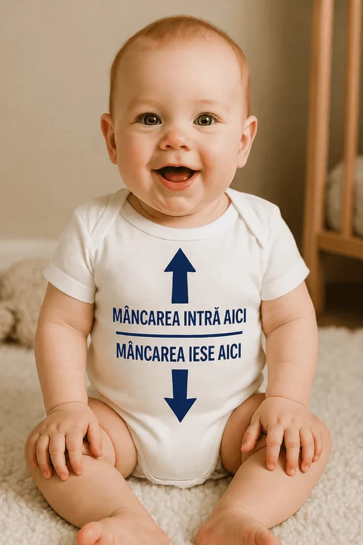 Body bebeluș Mâncarea intră și iese - MÂNCAREA