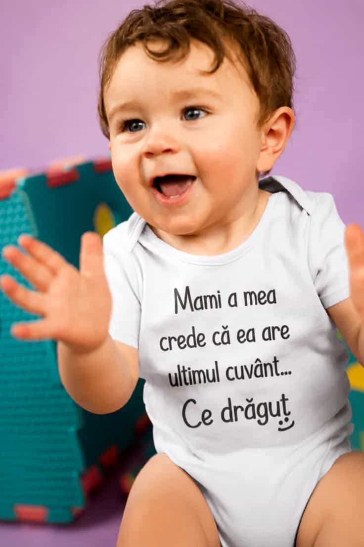 Body bebeluș Mami are ultimul cuvânt
