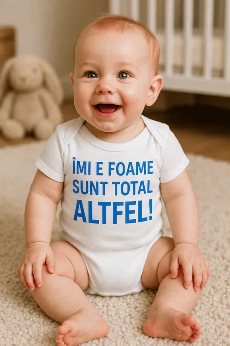 Body bebeluș Îmi e foame sunt altfel – ÎMI E FOAME