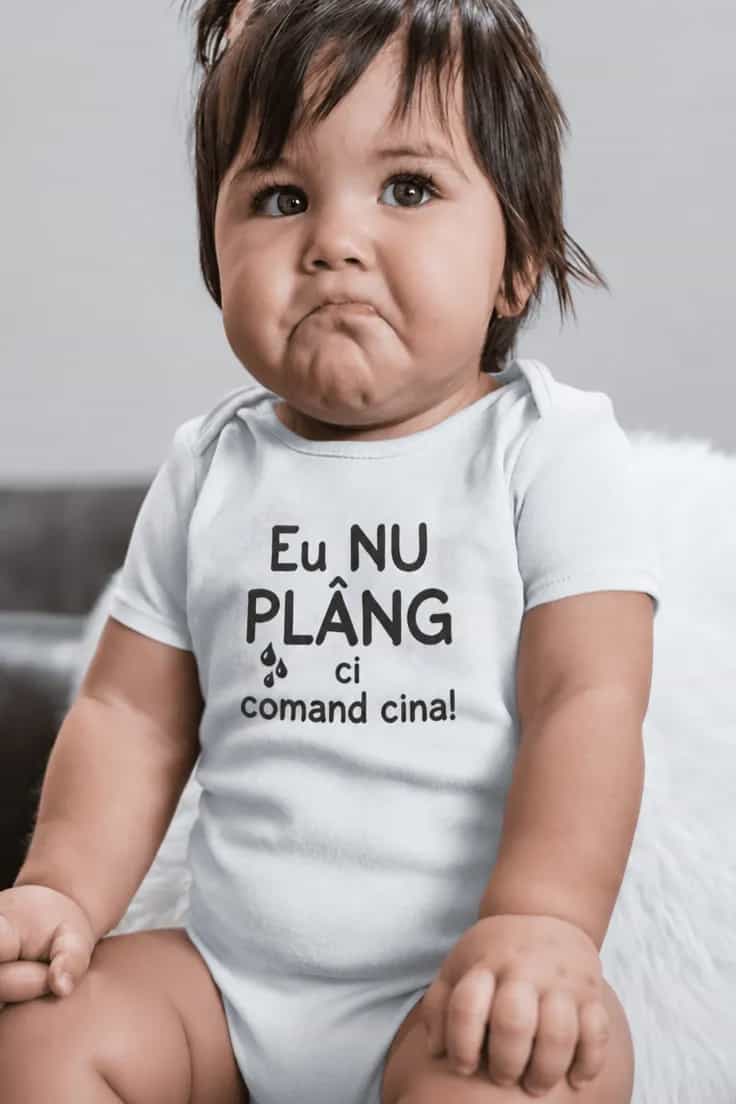 Body bebeluș Nu plâng comand cina - Eu NU PLÂNG