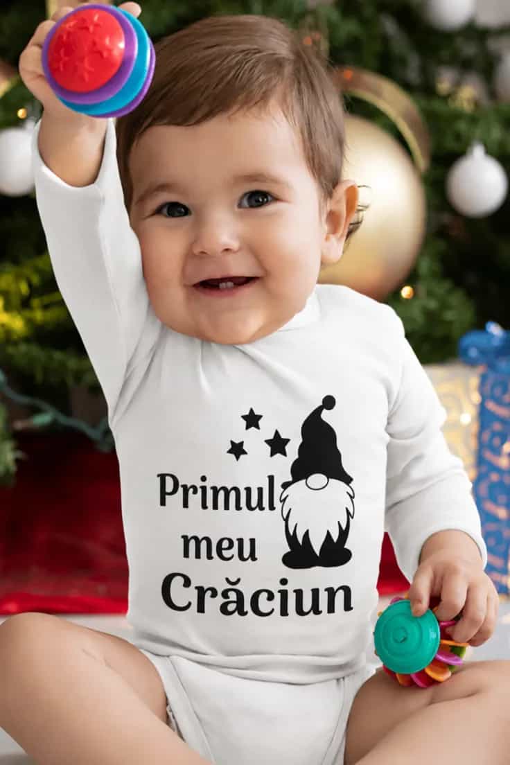 Body bebeluș Primul meu Crăciun