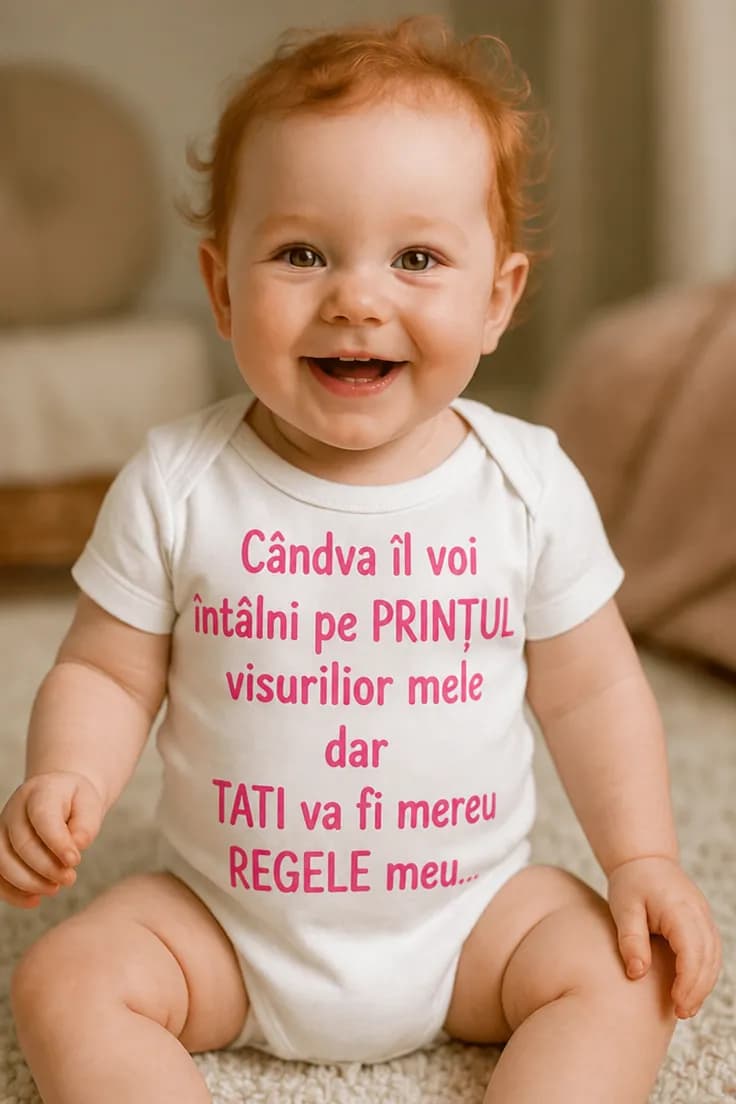 Body bebeluș Prințul visurilor mele - TATI REGELE