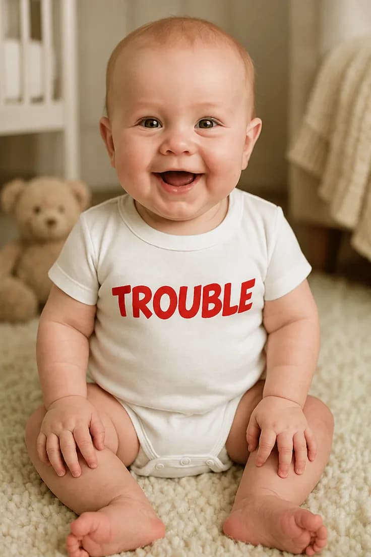 Body bebeluș Trouble – TROUBLE