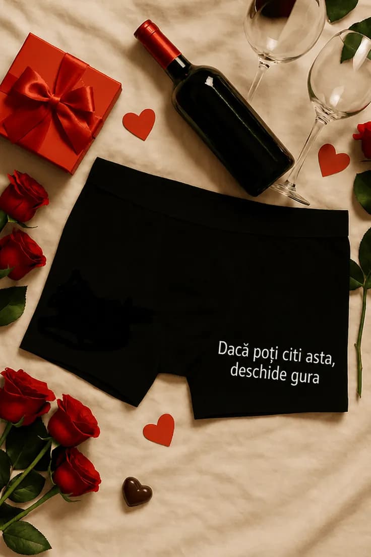 Boxeri amuzanți Deschide gura – Dacă poți citi asta