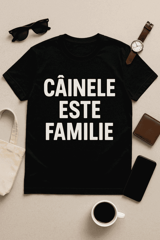 Câinele este familie - Tricou cu suflet canin