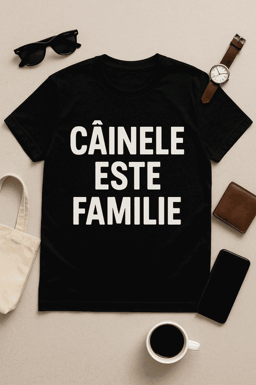 Câinele este familie - Tricou cu suflet canin