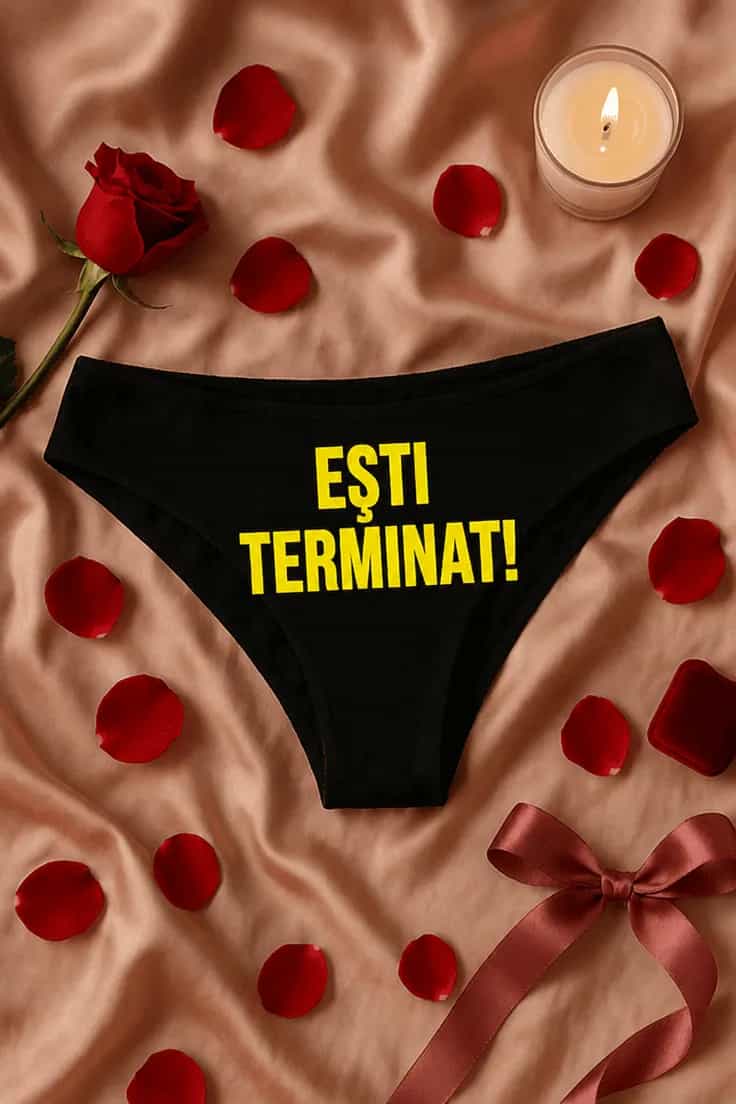 Lenjerie damă Ești terminat. – EȘTI TERMINAT!