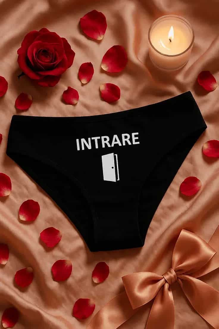 Lenjerie damă Intrare amuzantă cu nume la alegere