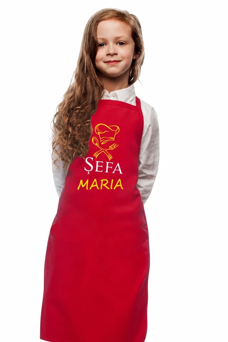 Șorț amuzant Șefa cu nume personalizat – ȘEFA